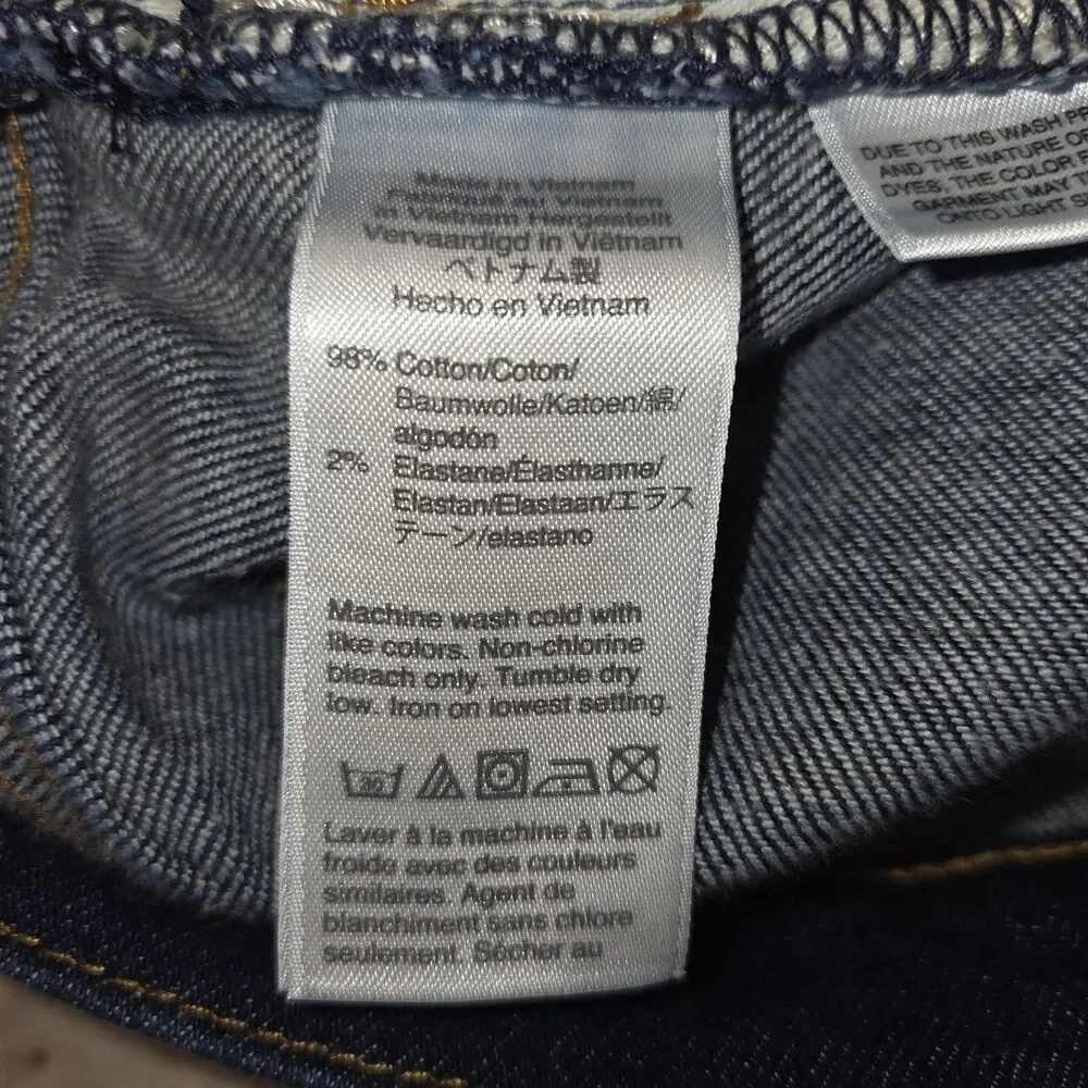 J.Crew 484 Slim Fit Jeans Dark Resin Wash Stretch Men’s Size 34x30 J5024